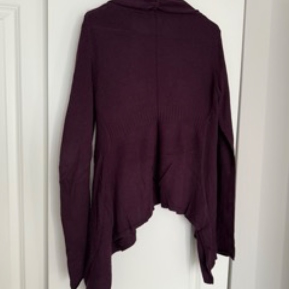 Express Plum Cardigan Sweater - Size M - Picture 3 of 3